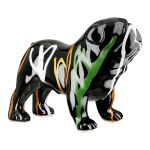 Figure Dog Ceramic Black 22X10X16Cm 22X10X16Cm