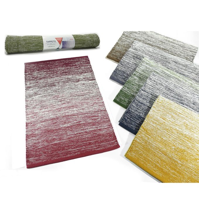 Χαλί Κουζίνας Arcob Πολύχρωμο Βαμβάκι 60x180cm Σε 6 Χρώματα