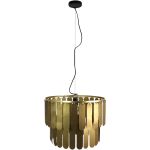 Φωτιστικό Κρεμαστό ArteLibre Χρυσό Μέταλλο 54.5x54.5x40cm