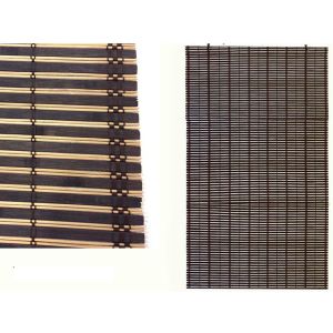 Κουρτίνα Μπαμπού Καφέ/Ξύλο 120x250cm