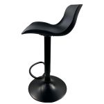 Σκαμπό Bar ArteLibre QUERIDA Μαύρο PP/Μέταλλο 44x45x58/81-79/102cm