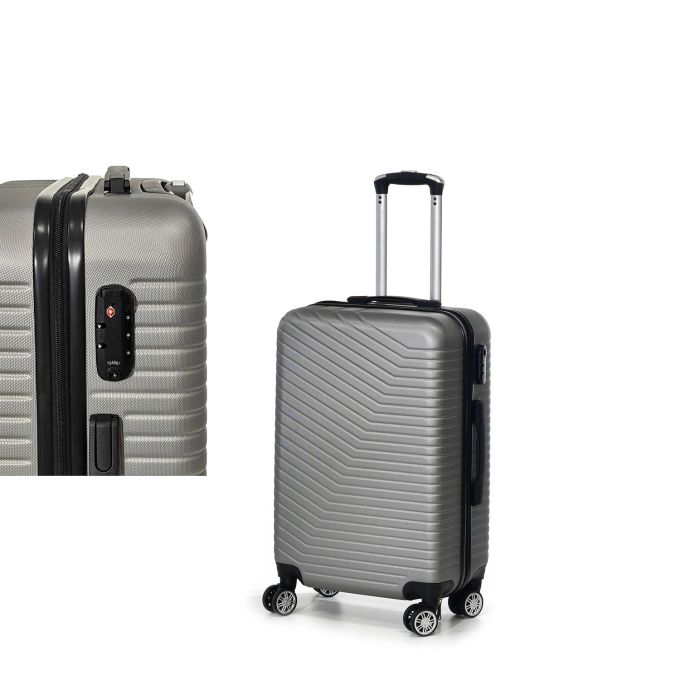 Βαλίτσα Καμπίνας Γκρι ABS 44x26x65cm