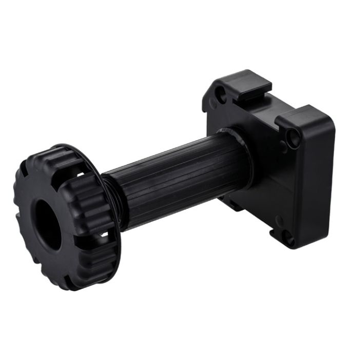 Ποδαράκι Ρύθμισης Ύψους 140-170mm Πλαστικό Μαύρο