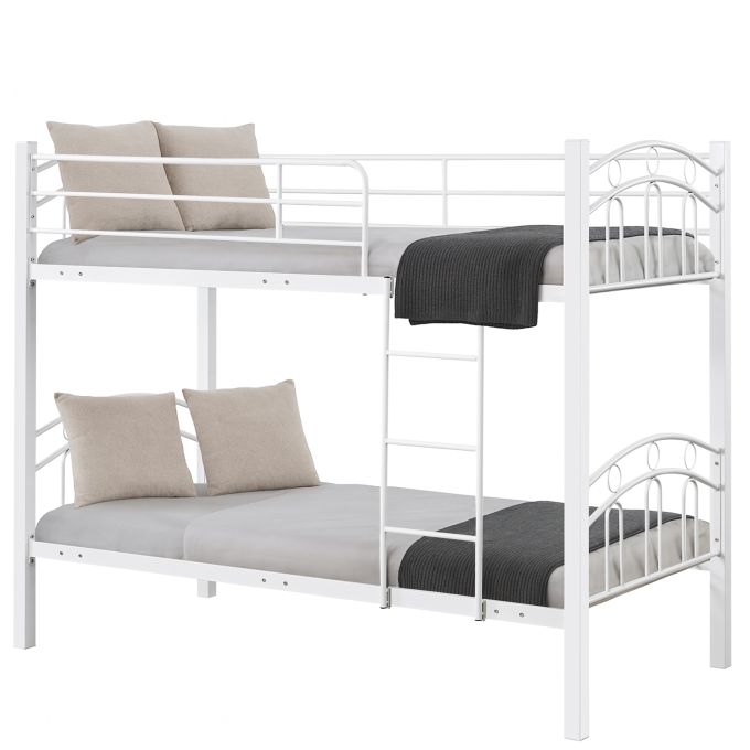 Κουκέτα ArteLibre KETCHUM Λευκό Για Στρώμα 90x190cm