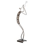 Φιγούρα Μουσικός 'Ribbon' Μέταλλο Μπρονζέ 5x15x54cm
