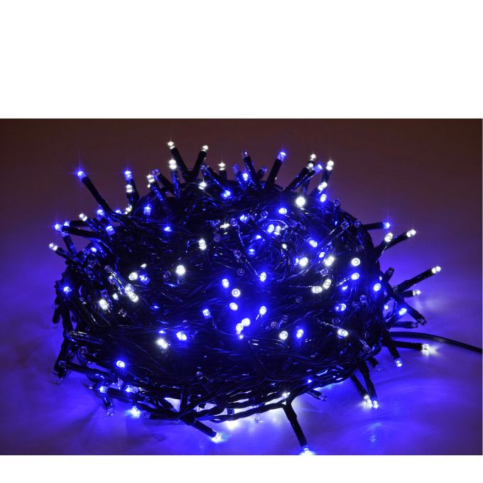 1000 LED Εξωτερικού Χώρου Ψυχρό Λευκό/Μπλε Φως Πράσινο Καλώδιο