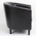 Πολυθρόνα ArteLibre FIORELLA Καφέ PU 73x69x75cm