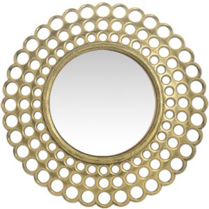 Καθρέπτης Τοίχου ArteLibre Χρυσό Πλαστικό Φ45.7x4.6cm