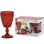 Σετ Ποτήρια Κρασιού Cesareo 30cl Κόκκινο 6Τμχ