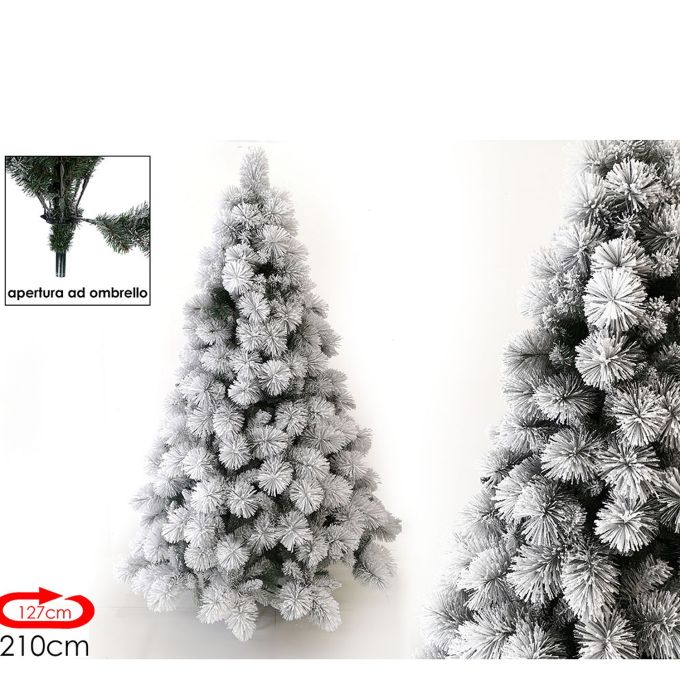 Χριστουγεννιάτικο Δέντρο Monte Rosa Με Χιονισμένα Κλαδιά 210cm