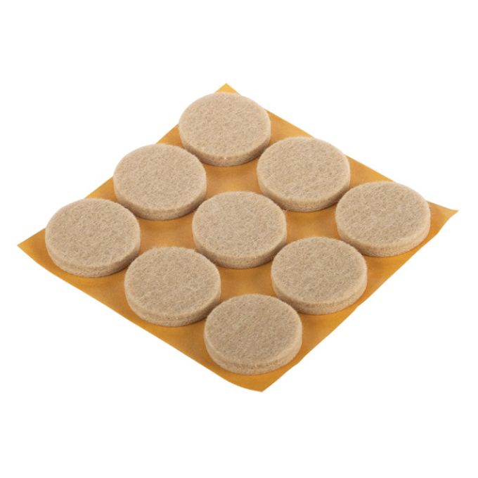 Τσοχάκια 2 Υλικών Συνθετικά Αυτoκόλλητα Λεία 28mm 9Τμχ