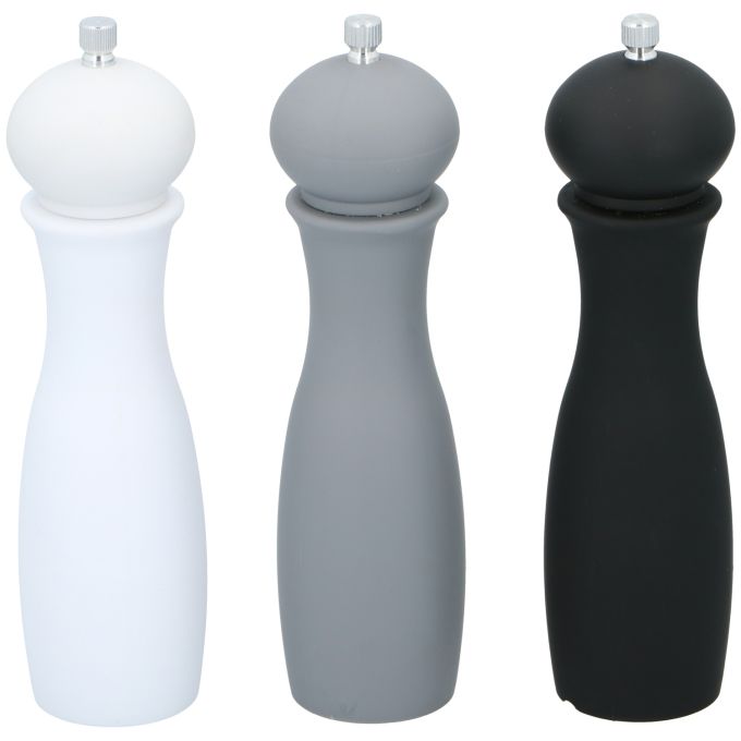 Μύλος Αλατιού & Πιπεριού Φ5.5x20cm ALPINA Σε 3 Χρώματα