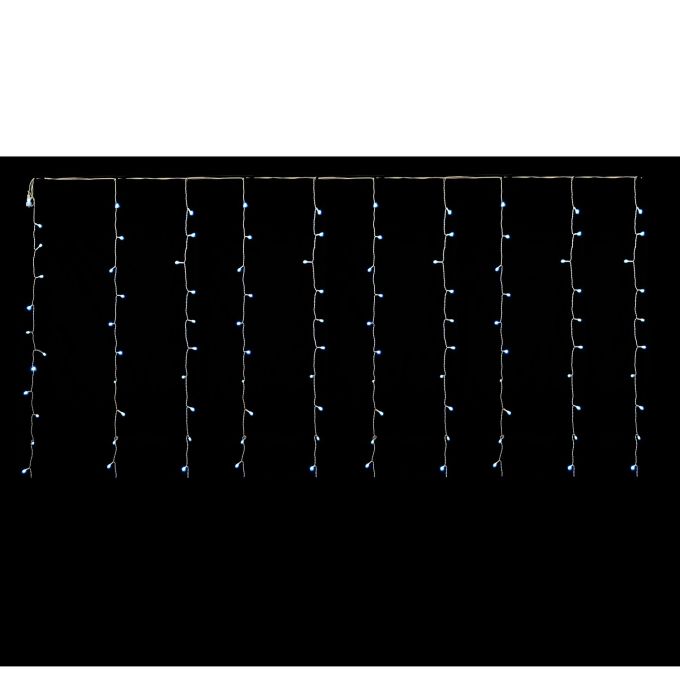 Χριστουγεννιάτικη Κουρτίνα Με 80 LED Ψυχρό Λευκό 2x1m