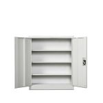 Φοριαμός ArteLibre GONDOLIN Γκρι Ανοιχτό Μέταλλο 90x40x91cm