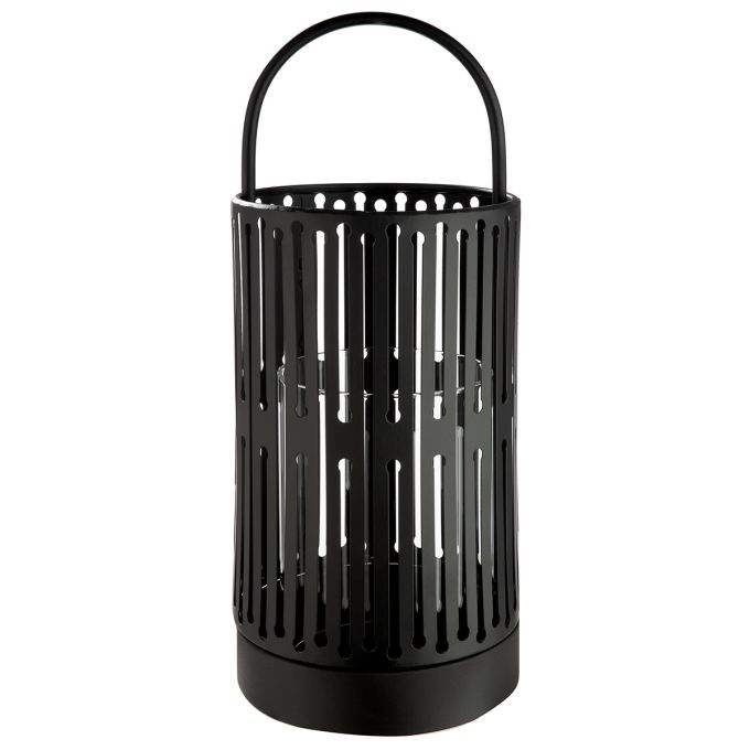 Φανάρι Κυλινδρικό Μεταλλικό Μαύρο D13X33Cm D13X33Cm