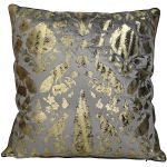 Μαξιλάρι ArteLibre Παγώνι Γκρι Βελούδο 50x50cm