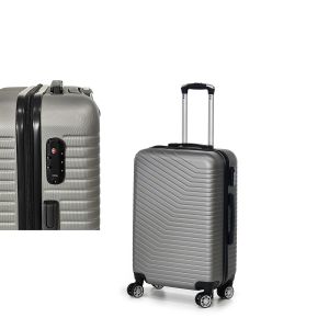 Βαλίτσα Καμπίνας Γκρι ABS 44x26x65cm