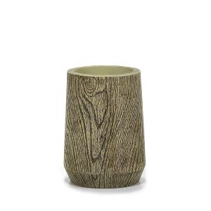 Ποτηροθήκη Όψη Ξύλου Μπεζ Polyresin