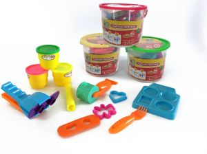 Μαγική Πλαστελίνη Decora Kid Σετ Πλαστελίνες Και Εργαλεία Σε 3 Συνδυασμούς Για 3+ Ετών