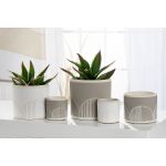 Κασπώ Με Σχέδιο ArteLibre Κεραμικό Φ12x10.5cm Σε 2 Χρώματα