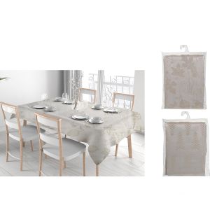 Χριστουγεννιάτικο Τραπεζομάντηλο Αντιλεκιακό Jacquard 140x180cm Σε 2 Σχέδια