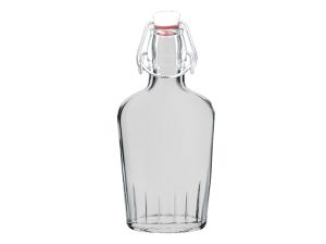 Φιάλη Με Πώμα Διάφανο Γυαλί 250ml