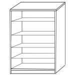 Παπουτσοθήκη ArteLibre KOKUTAN Φυσικό Χρώμα 80x33x120cm