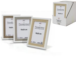 Κορνίζα 15x20cm Ξύλο/Γυαλί Σε 3 Αποχρώσεις