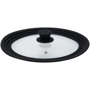 Καπάκι Κατσαρόλας Γυάλινο Με Σιλικόνη 28cm ALPINA