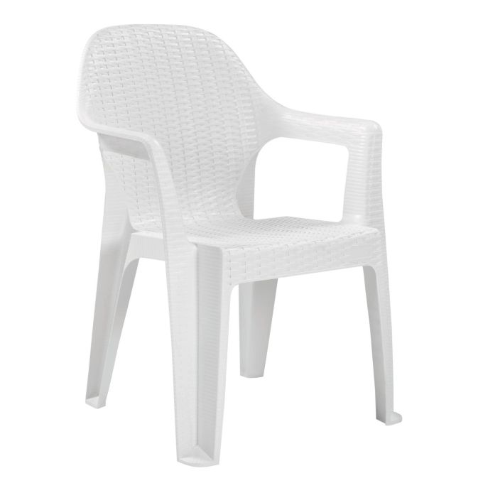 Καρέκλα Κήπου ArteLibre ORG Λευκό Πλαστικό 60x50x80xcm