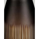 Βάζο ArteLibre Καφέ Γυαλί 14x14x43cm