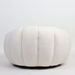 Πολυθρόνα ArteLibre AFET Λευκό Ύφασμα/Ξύλο 94x89x61cm