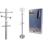 Καλόγερος μεταλλικό/ασημί 29x29x176cm