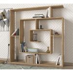 Βιβλιοθήκη ArteLibre Ithaki Φυσικό 125x22x130cm