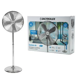 Ανεμιστήρας Ορθοστάτης Cyclonic-Air Χρωμέ Φ45cm 50W