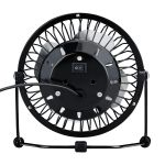 Επιτραπέζιος Ανεμιστήρας USB Μαύρο 13cm LIFETIME AIR