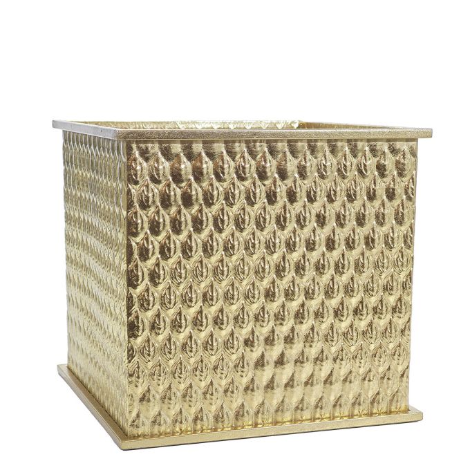 Χριστουγεννιάτικη Γλάστρα Χρυσό 33x33x31cm