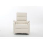 Πολυθρόνα Ανακλινόμενη ArteLibre RIGIL Με Λειτουργία Μασάζ Μπεζ PU 75x87x102cm