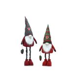 Νάνος Επεκτεινόμενος Κόκκινο Λούτρινο 80-125cm Σε 2 Σχέδια