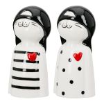 Figure Cat Porcelain White 2 Assorted 6X5X12Cm 6X5X12Cm