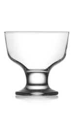 Μπολ Παγωτού 285cc Διάφανο Γυαλί Σετ 3Τμχ