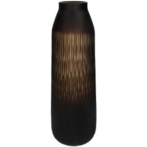 Βάζο ArteLibre Καφέ Γυαλί 14x14x43cm