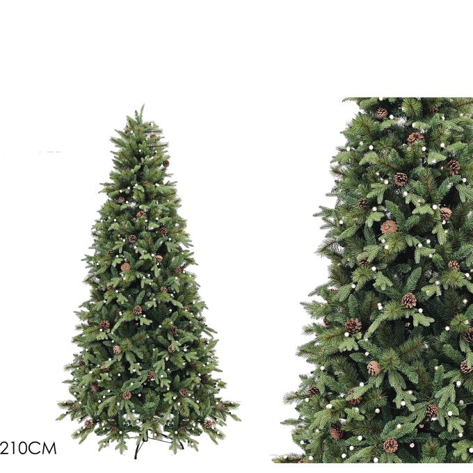 Χριστουγεννιάτικο Δέντρο PP+PE+PVC Με 300 LED 210cm