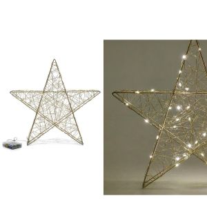 Αστέρι Με Φως Χρυσό 40cm