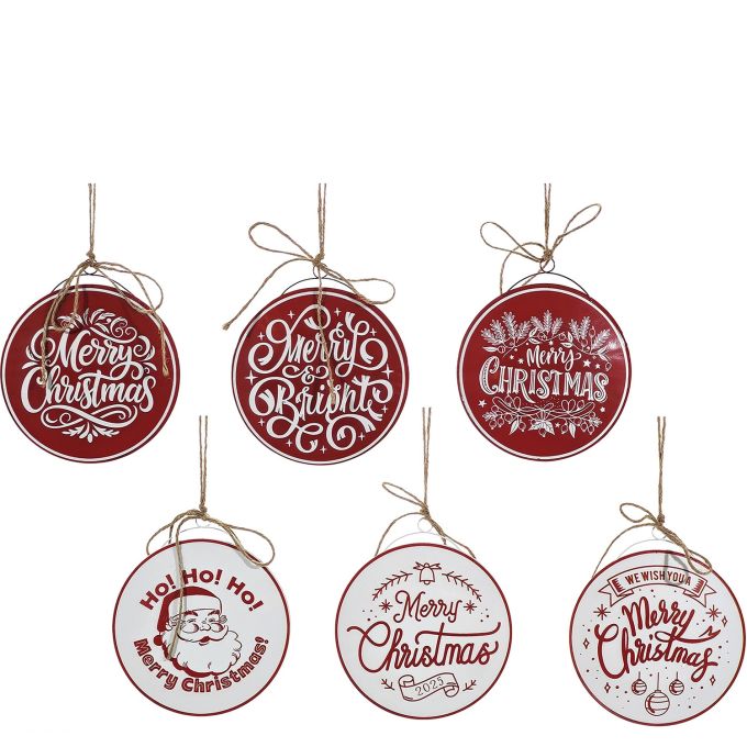 Χριστουγεννιάτικα Κρεμαστά Διακοσμητικά 22cm Σε 6 Σχέδια