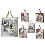 Τσάντα Με Χριστουγεννιάτικη Διακόσμηση 26x12x32cm Σε 6 Σχέδια