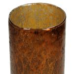 Κηροπήγιο ArteLibre Amber Γυαλί 12x12x20cm