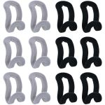 Συνδετήρες Κρεμάστρας Βελούδινοι 6Τμχ 2 Χρώματα ALPINA