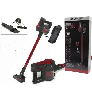 Σκούπα Dictrolux Liberty Compact 2in1 Ηλεκτρική Ricaricabile 120W Κόκκινη/Μαύρη 0.6l