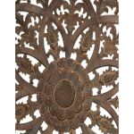 Διακοσμητικό Τοίχου ArteLibre Καφέ MDF 90x2x90cm